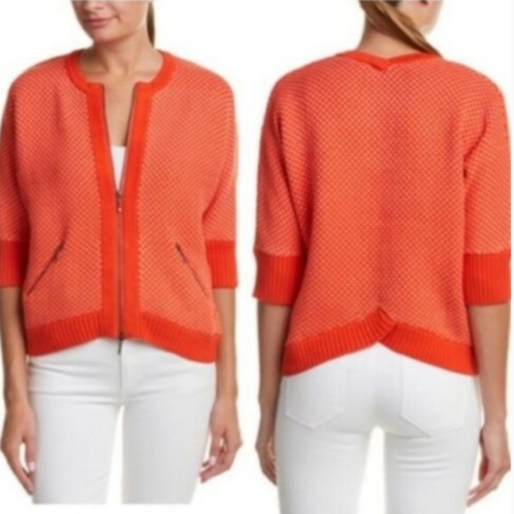 CAbi Zippered Sweater Cardigan